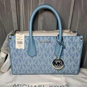 Michael Kors Light Blue Satchel